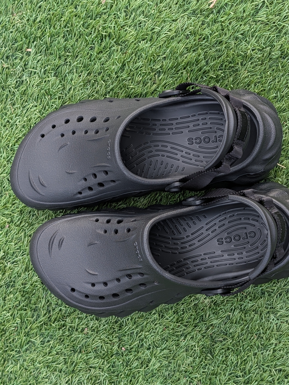 Crocs Echo Clog Black Men's 8 Women's 10 Classic Sport Water Shoe Slip On Sandal - Picture 7 of 11